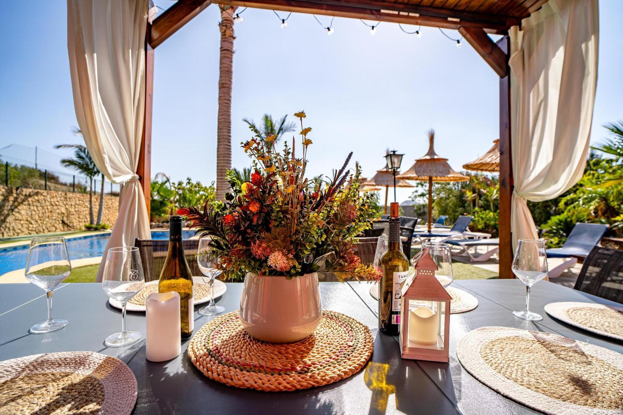 Villa Adelina En Turre, Almeria, Villa De Lujo Con Piscina Privada Cerca De Las Playas De Mojacar Eksteriør bilde